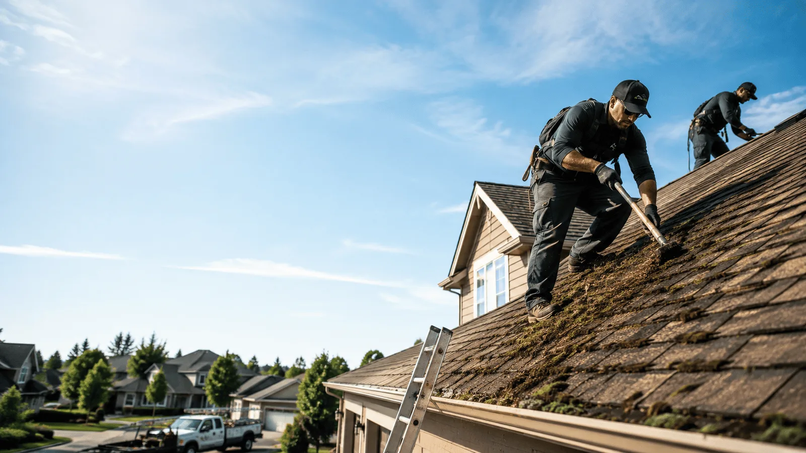 Roof Moss Removal in Exline, IA near me